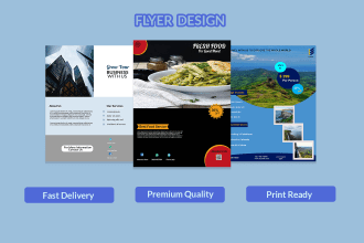 design corporate business flyer in 6 hours