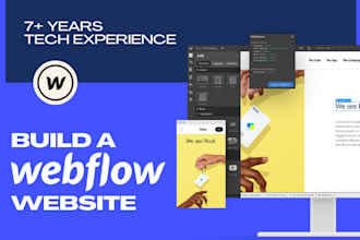 design, redesign or recreate your website in webflow