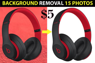 do photo background removal, cut out images and clipping path service