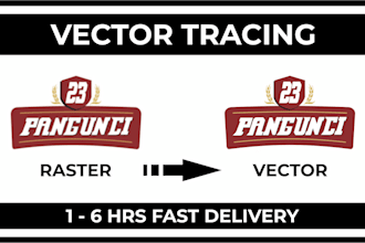 convert your low resolution logo to vector