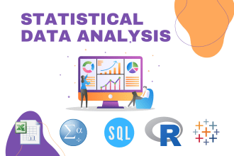 do statistical data analysis with excel spss and provide report