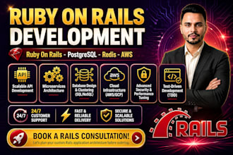 build, fix or customize your ruby on rails web application fast
