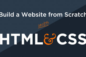 design website HTML css3 with responsive