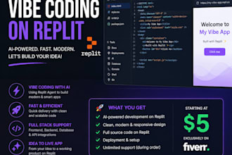 vibe code your web app mvp using replit agent