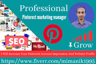 be your professional pinterest marketing manager