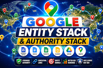 build a google SEO stack with authority entity backlinks