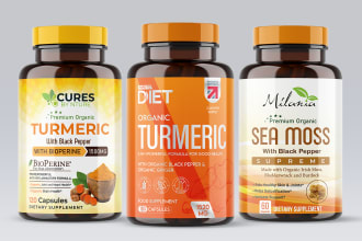 do product label design and supplement label design