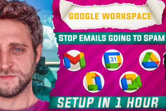 fix setup gmail, g suite, google workspace gsuite office365 in 1 hour