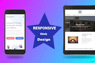 build responsive modern website