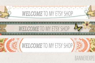 create an AWESOME Etsy Banner for your Store