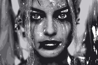 multi layer stencils of faces