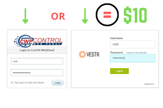 install and configure centos panel cwp vestacp on vps