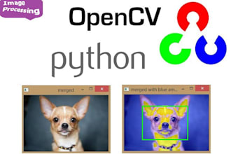 do computer vision and image processing task using opencv and python