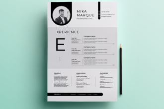 build a modern resume or executive cv also redesign or rewrite old cv