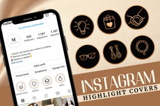 create professional instagram highlight covers