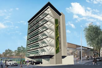 design a commercial retail building