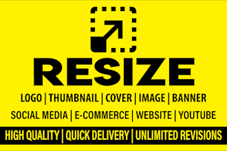 bulk crop or resize your logo,ai art, images, photos quickly