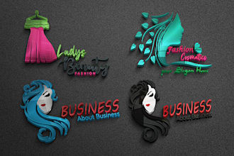 design 3 minimalist logo, letter mark, brand in 24 hours