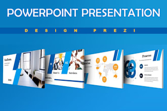 design professional prezi and powerpoint presentation design
