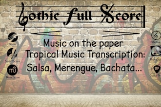 transcribe your song of salsa, merengue, bachata
