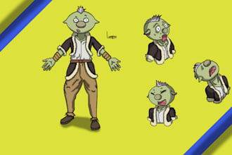 draw 2d anime character design