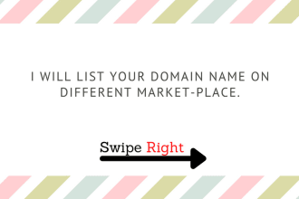 help you to sell domain name with listing and landing page