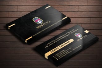 outstanding modern business card and visiting card design
