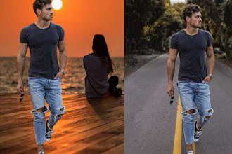professional photo background editing