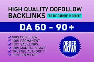 build high quality dofollow backlinks seo link building