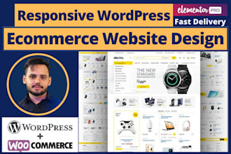 create wordpress ecommerce website online store with woocommerce