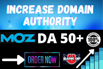 increase domain authority moz da 30 plus fast