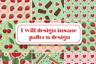 design insane pattern design in 24 hours