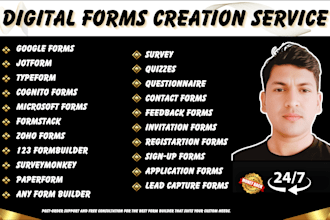 build perfect google form, jotform, online form sheets, and docs