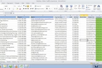 do excel data entry jobs