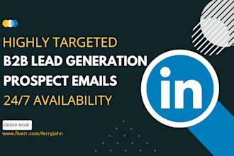 do highly targeted b2b linkedin lead generation