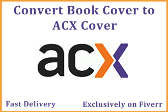 convert kindle or paperback book cover to acx cover