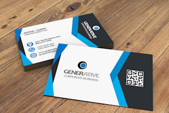 design unique professional business card 2