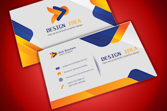 design unique professional business card 3