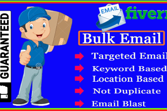 give fresh, active clean, and verified targeted email list