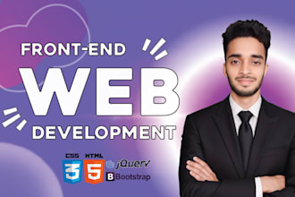 be your responsive frontend developer and webdesigner