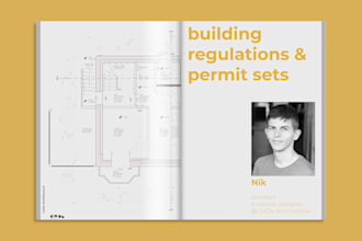 create a planning permit set of drawings