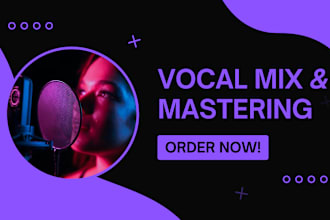 clean, mix and master your vocals