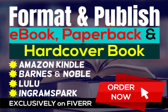 do amazon KDP book formatting and publishing, children book publishing on amazon