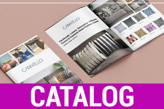 design creative minimal product catalog design or brochure