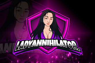 design twitch and mixer overlays and logo