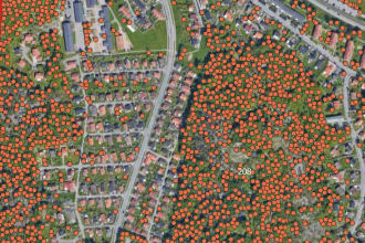 do labeling satellite images in qgis