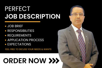create a perfect job description for any position