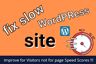 speed up and fix your slow loading wordpress website fix technical issues