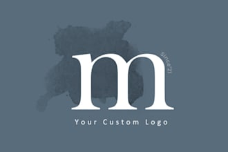 design minimalist watercolor logo concepts