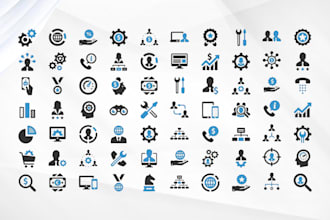 icon design, line icons, flat icons, icon set, custom high quality icons
